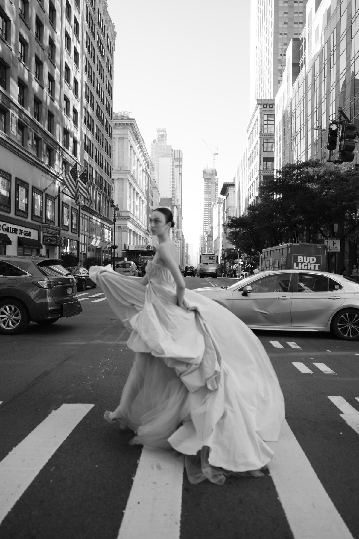 New York bridal fashion week photography